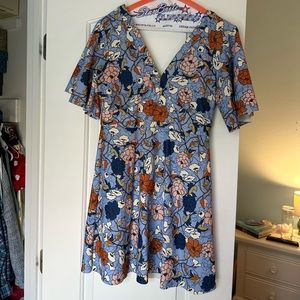 zara floral dress